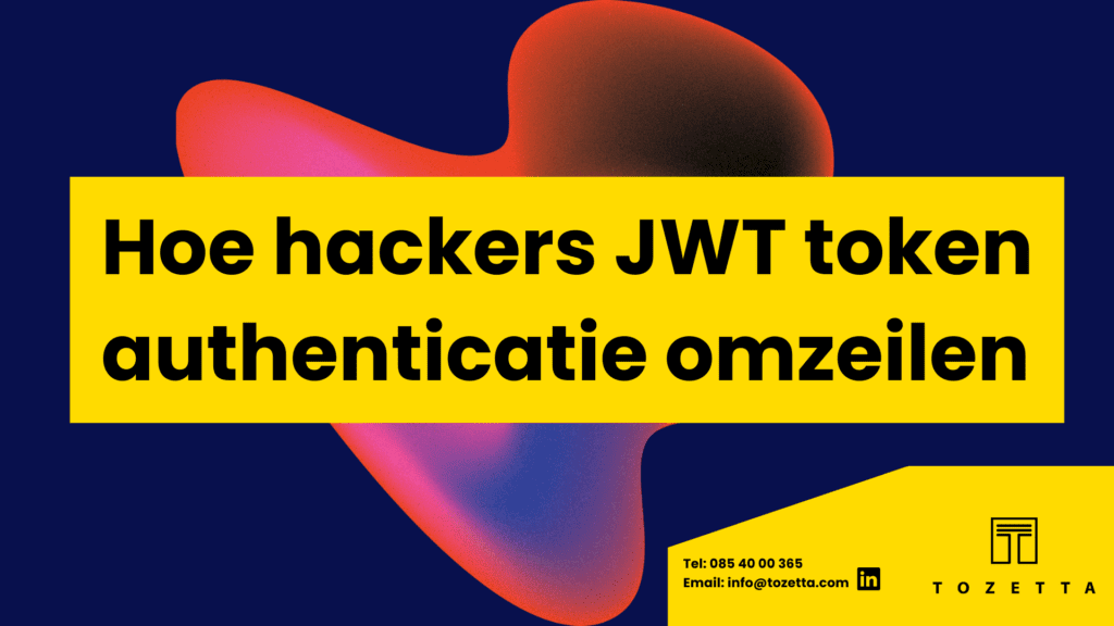 In dit blog wordt verteld over het omezeilen van een JWT Token Authenticatie